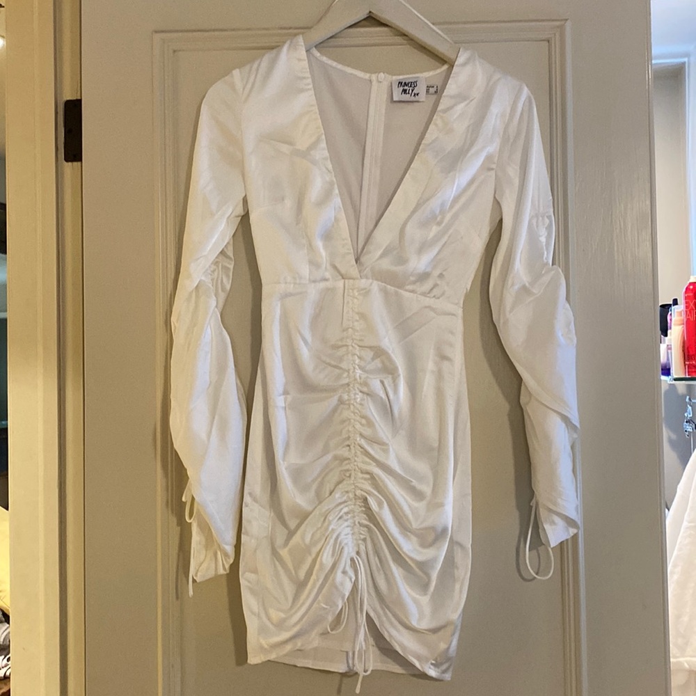 Princess Polly Long sleeve Ruched Dress